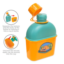 Load image into Gallery viewer, Kids Outdoor Camping Adventure Toy Kit w/ Bottle, Shovel, Lantern, First Aid
