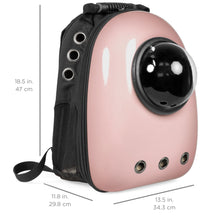 Load image into Gallery viewer, Bubble Window Pet Carrier Traveler Backpack for Cats, Dogs, Small Animals
