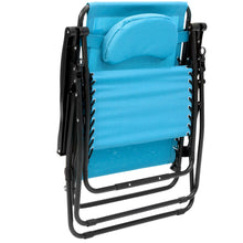 Load image into Gallery viewer, Outdoor Oversized Zero Gravity Chair Furniture w/ Cup Holder, Pillow
