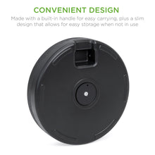 Load image into Gallery viewer, Plastic Patio Umbrella Base Pole Holder Accessory w/ Adjustable Knob
