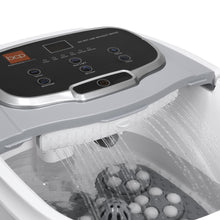 Load image into Gallery viewer, Portable Heated Foot Bath Spa w/ Massage Rollers, Red Light Therapy

