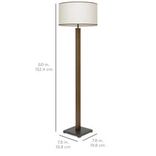 Load image into Gallery viewer, Column Floor Lamp w/ Square Base - Bronze
