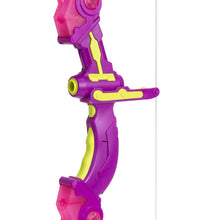 Load image into Gallery viewer, Kids 24in Light-Up Archery Toy Play Set w/ Bow, 3 Arrows, Quiver, Target
