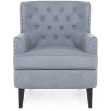 Load image into Gallery viewer, Modern Tufted Wingback Accent Chair Living Room Furniture w/ Nailhead Trim
