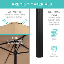 Load image into Gallery viewer, Rectangular Twin Market Patio Umbrella
