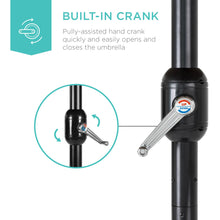 Load image into Gallery viewer, Rectangular Twin Market Patio Umbrella
