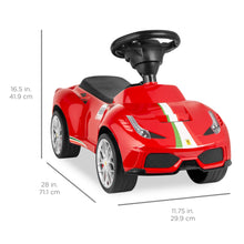 Load image into Gallery viewer, Kids Ferrari 458 Foot-to-Floor Sports Ride-On Push Car Scooter w/ Horn
