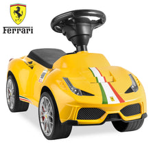 Load image into Gallery viewer, Kids Ferrari 458 Foot-to-Floor Sports Ride-On Push Car Scooter w/ Horn
