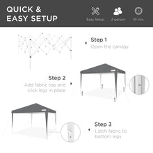 Load image into Gallery viewer, Outdoor Portable Pop Up Canopy Tent w/ Carrying Case, 10x10ft
