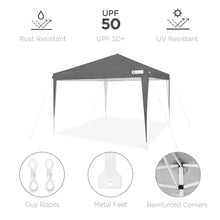 Load image into Gallery viewer, Outdoor Portable Pop Up Canopy Tent w/ Carrying Case, 10x10ft

