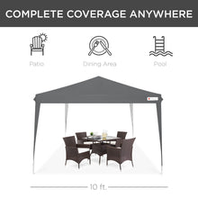 Load image into Gallery viewer, Outdoor Portable Pop Up Canopy Tent w/ Carrying Case, 10x10ft
