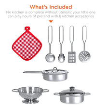 Load image into Gallery viewer, Kids Pretend Play Kitchen Cook Toy Set w/ Sounds, Accessories
