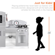 Load image into Gallery viewer, Kids Pretend Play Kitchen Cook Toy Set w/ Sounds, Accessories
