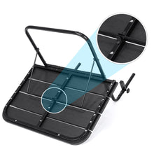 Load image into Gallery viewer, Foldable Hanging Balcony Railing Table w/ Compact Metal Frame - Black
