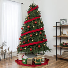 Load image into Gallery viewer, Hinged Douglas Full Fir Artificial Christmas Tree w/ Metal Stand
