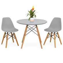 Load image into Gallery viewer, Kids Modern Dining Table Set w/ 2 Armless Chairs
