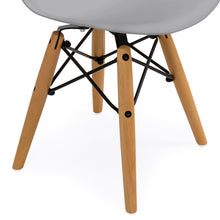 Load image into Gallery viewer, Kids Modern Dining Table Set w/ 2 Armless Chairs
