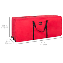 Load image into Gallery viewer, Rolling Duffle Storage Bag for 9ft Christmas Tree w/ Wheels, Handle
