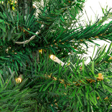 Load image into Gallery viewer, Set of 2 24.5in Pre-Lit Pathway Christmas Trees w/ Pine Cones, Ornaments
