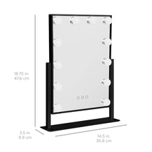 Load image into Gallery viewer, Hollywood Makeup Vanity Mirror w/ Smart Touch, Adjustable Color Temp, 12 LED
