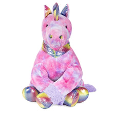 Load image into Gallery viewer, Kids Extra Large Life-Size Plush Rainbow Unicorn Stuffed Animal w/ Soft Fur
