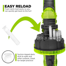 Load image into Gallery viewer, Electric Foam Dart Alien Blaster Toy w/ 40 Glow-in-the-Dark Darts
