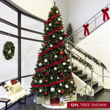 Load image into Gallery viewer, Pre-Lit Instant No Fluff Artificial Spruce Christmas Tree w/ Memory Branches
