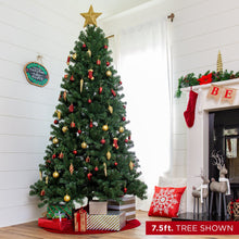 Load image into Gallery viewer, Pre-Lit Instant No Fluff Artificial Spruce Christmas Tree w/ Memory Branches
