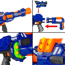 Load image into Gallery viewer, Electric Soft Foam Ball Long-Distance Blaster Toy w/ Barrel Extension, Bipod

