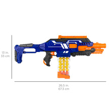 Load image into Gallery viewer, Electric Soft Foam Ball Rapid Fire Blaster Toy w/ Magazine, 25 Balls
