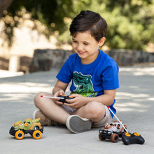 Load image into Gallery viewer, Set of 2 27MHz Mini Toy Dinosaur RC Remote Control Cars w/ 9mph Max Speed
