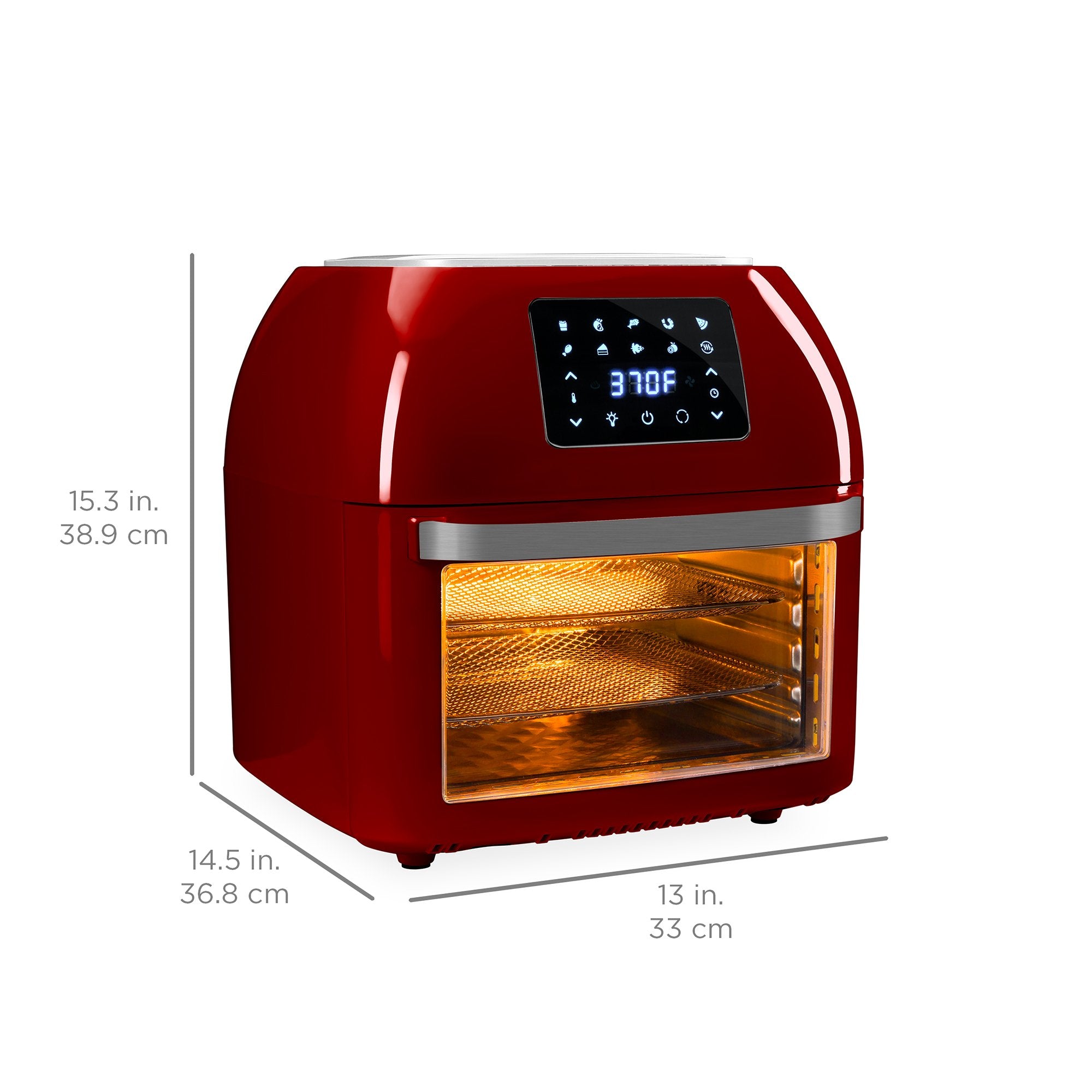 Hot sale 1800W 16L 18L Air Fryer Dehydrator Rotisserie Toaster Oven 10 in 1  Multi Function Digital Commercial - AliExpress