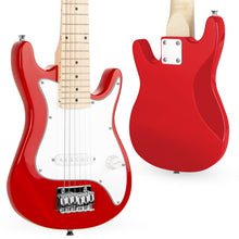 Load image into Gallery viewer, 30in Kids Electric Guitar Instrument Starter Kit w/ 5W Amp, Strap, Case
