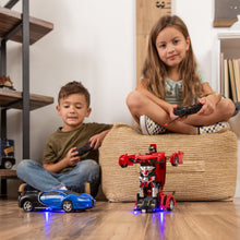 Load image into Gallery viewer, Set of 2 1/18 Scale RC Remote Control Transforming Robot Car Toys
