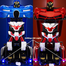 Load image into Gallery viewer, Set of 2 1/18 Scale RC Remote Control Transforming Robot Car Toys
