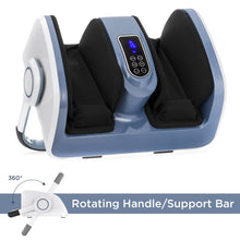 Load image into Gallery viewer, Air Compression Shiatsu Calf &amp; Foot Therapeutic Massager w/ Heat, Rollers
