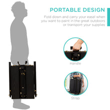 Load image into Gallery viewer, Portable Folding French Style Easel Tripod Stand w/ Drawer, Palette
