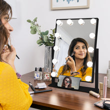 Load image into Gallery viewer, Hollywood Makeup Vanity Mirror w/ Smart Touch, Phone Holder, 12 LED Lights

