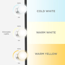 Load image into Gallery viewer, Hollywood Makeup Vanity Mirror w/ Smart Touch, Phone Holder, 12 LED Lights
