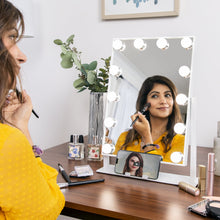 Load image into Gallery viewer, Hollywood Makeup Vanity Mirror w/ Smart Touch, Phone Holder, 12 LED Lights
