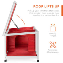 Load image into Gallery viewer, All-Weather Pet House w/Divider, Lid Roof
