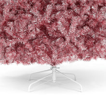 Load image into Gallery viewer, Pink Artificial Tinsel Christmas Tree w/ Foldable Stand
