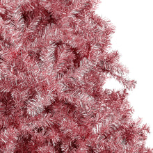 Load image into Gallery viewer, Pink Artificial Tinsel Christmas Tree w/ Foldable Stand
