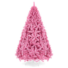 Load image into Gallery viewer, Pink Artificial Fir Christmas Tree w/ Foldable Stand
