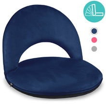 Load image into Gallery viewer, Multipurpose Adjustable Floor Chair w/ Machine-Washable Microfiber Cover
