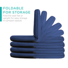 Load image into Gallery viewer, Multipurpose Adjustable Floor Chair w/ Machine-Washable Microfiber Cover
