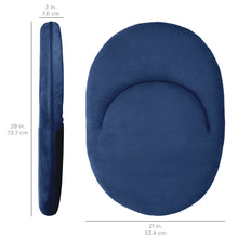 Load image into Gallery viewer, Multipurpose Adjustable Floor Chair w/ Machine-Washable Microfiber Cover
