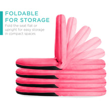 Load image into Gallery viewer, Multipurpose Adjustable Floor Chair w/ Machine-Washable Microfiber Cover
