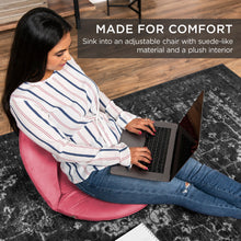 Load image into Gallery viewer, Multipurpose Adjustable Floor Chair w/ Machine-Washable Microfiber Cover
