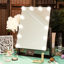 Load image into Gallery viewer, Hollywood Vanity Mirror w/ Bluetooth Speakers, 3 Color Temps, Phone Stand
